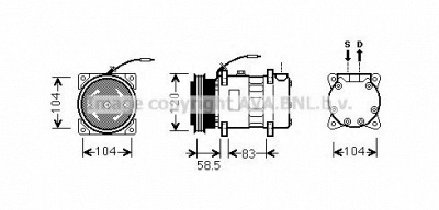 AVA QUALITY COOLING rtk433 -  Компрессор, кондиционер